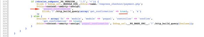 Variable en paypal.php