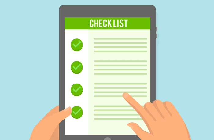 Checklist áreas de una auditoría SEO