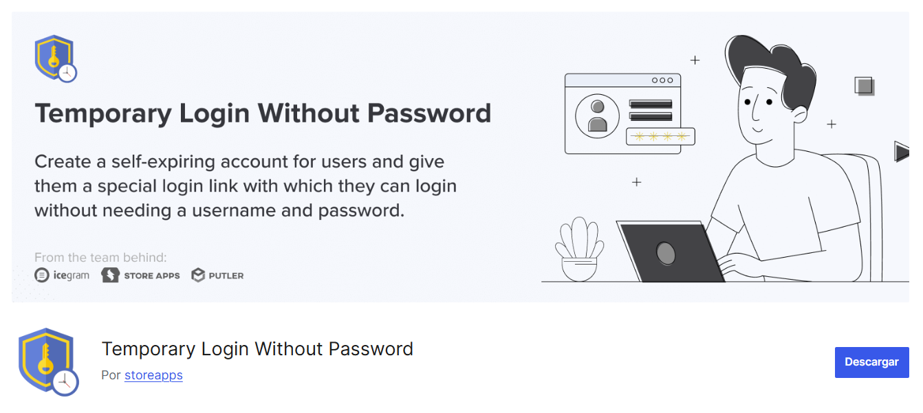 Temporary Login Without Password