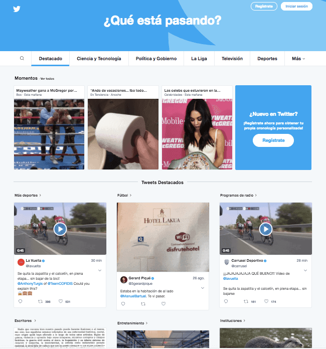 Cómo hacer login en Twitter