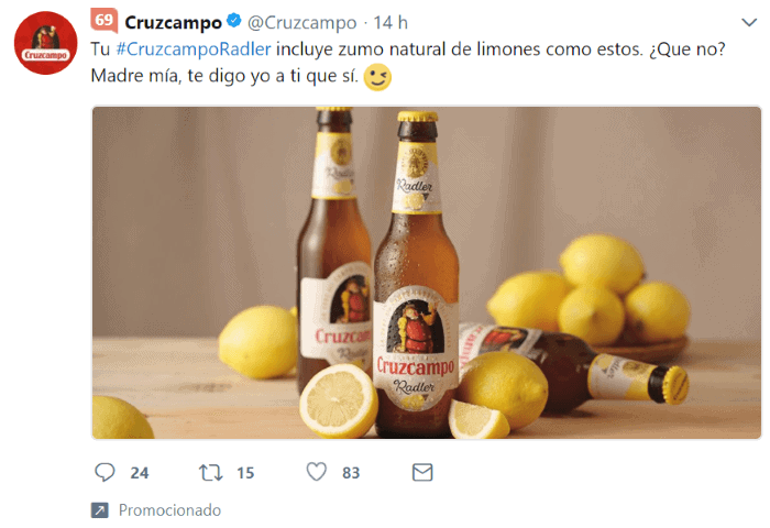 Campaña de branding en Twitter Ads