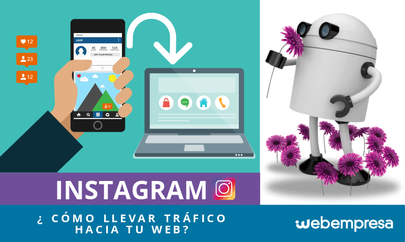 ¿Cómo aumentar el tráfico desde Instagram a tu página web?