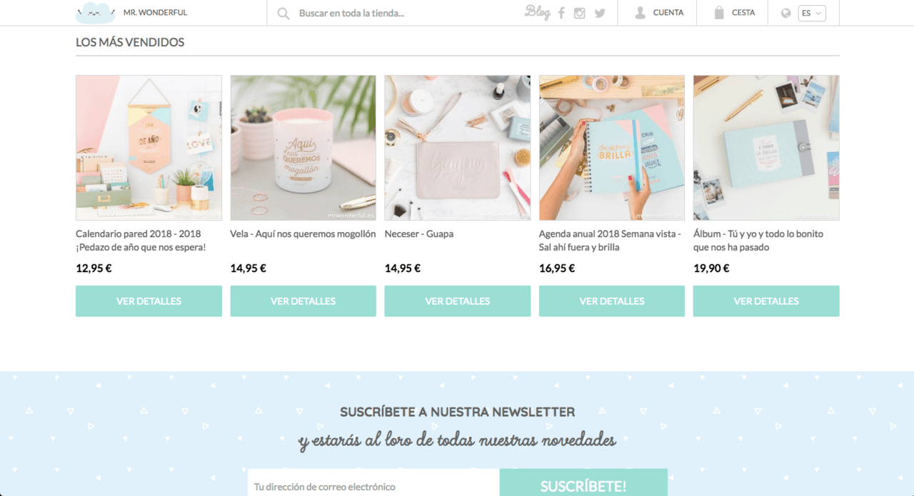 Copywriting en ecommerce: productos más vendidos