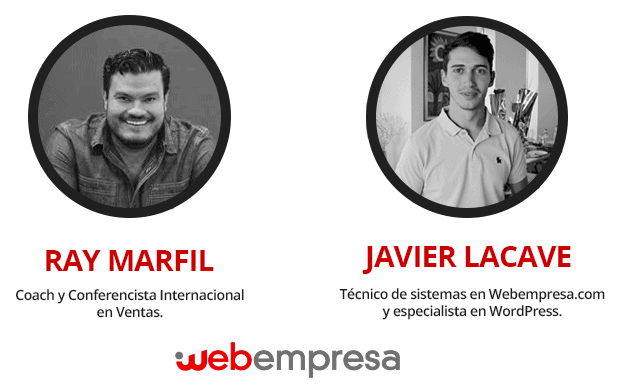 Ponentes del taller de Webempresa en México