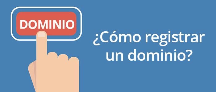 ¿Cómo puedes registrar un dominio?