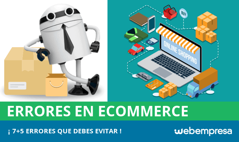 7+5 errores en eCommerce que evitar para no perder clientes