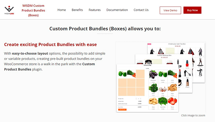 Productos a medida en Woocomerce. Plugin WISDM Custom Product Bundles