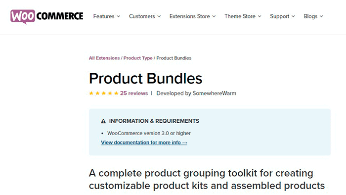 Productos a medida en Woocomerce. Plugin Woocommerce Product Bundles