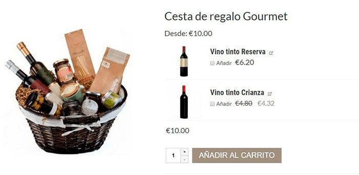 Productos a medida en Woocomerce: productos con descuento