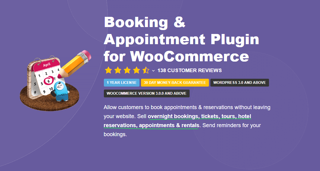 Booking & Appointment Plugin for WooCommerce