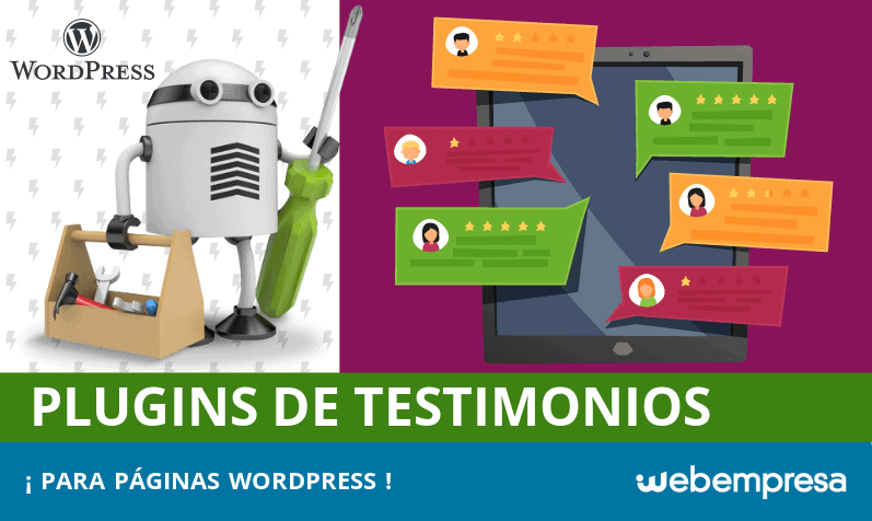 Los mejores plugins de testimonios para WordPress