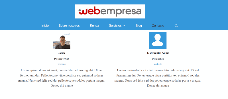 Plugins de testimonios para WordPress: Testimonial Builder