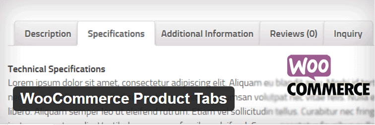 Cómo preparar una tienda WooCommerce para vacaciones: Woocommerce Product Tabs