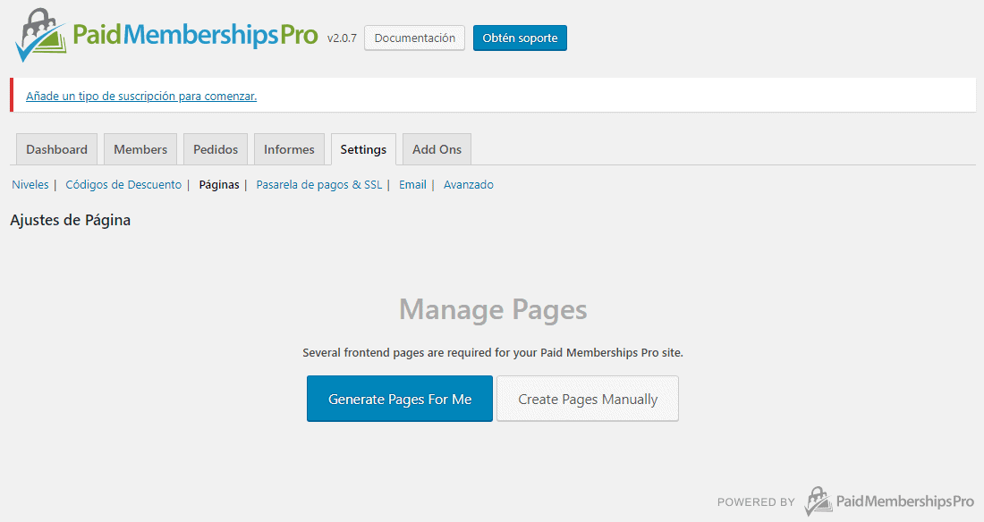 Cómo construir un sitio de membresía en WordPress: crear páginas