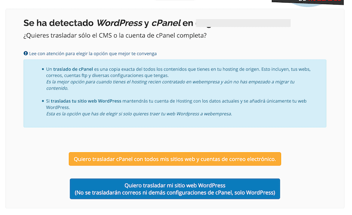 Detección del CMS y WePanel