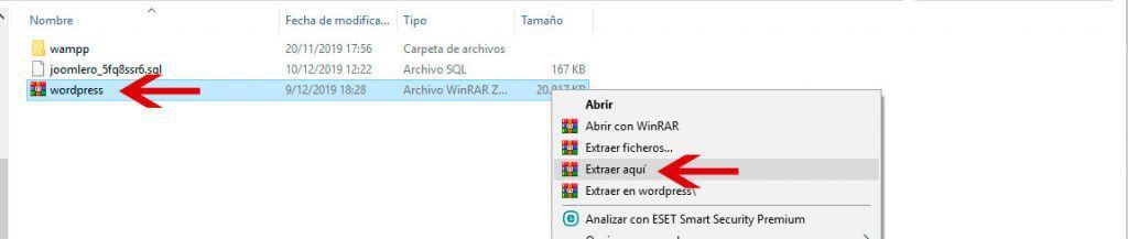 Descomprimir archivo ZIP