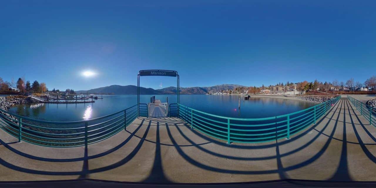 Foto Panorámica de un lago