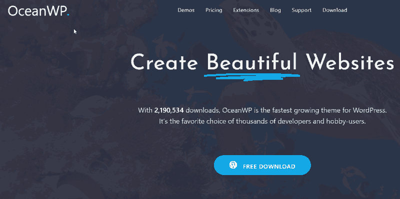 Plantilla Ocean Wp