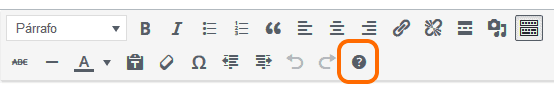 Signo interrogación ayuda atajo teclado