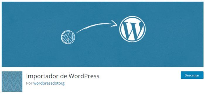 Importador de WordPress