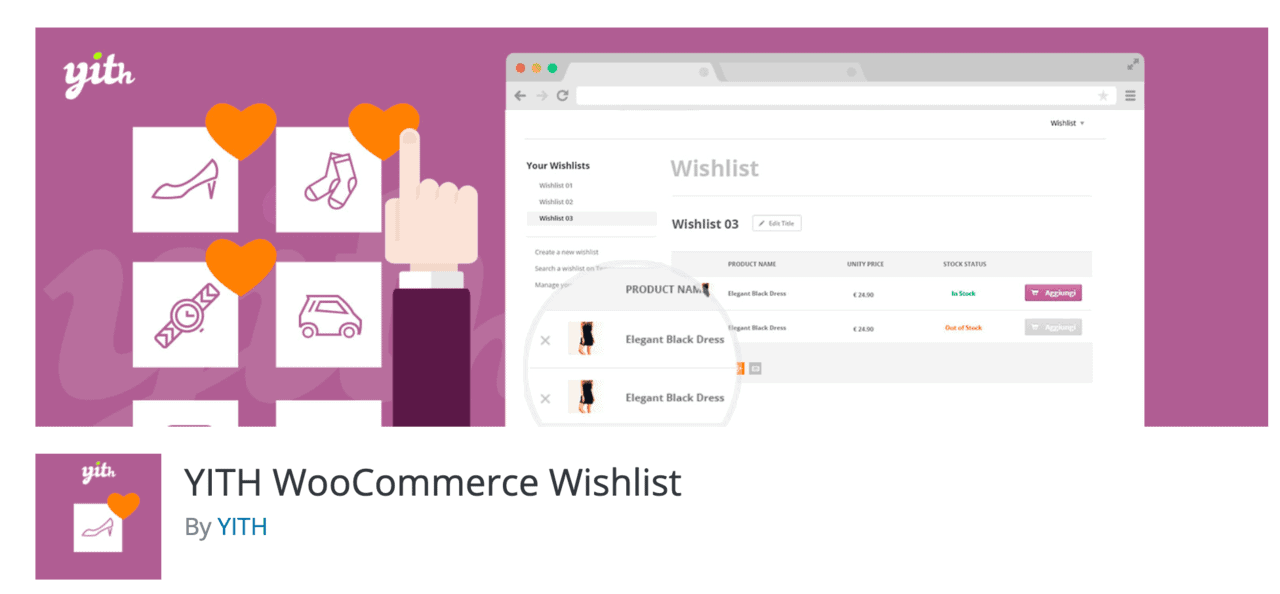 Plugin Yith WooCommerce Wishlist