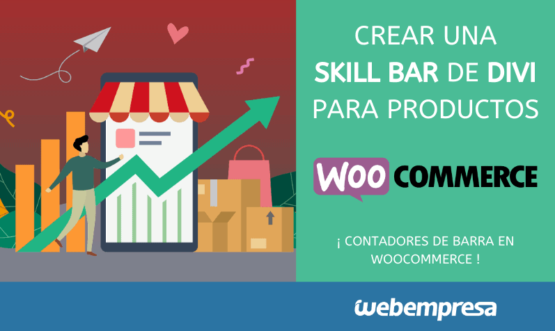 Crear una Skill Bar o contadores de barra de Divi para productos de WooCommerce