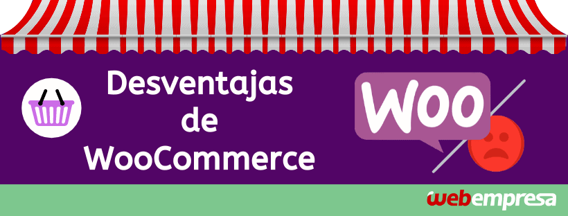 Desventajas WooCommerce