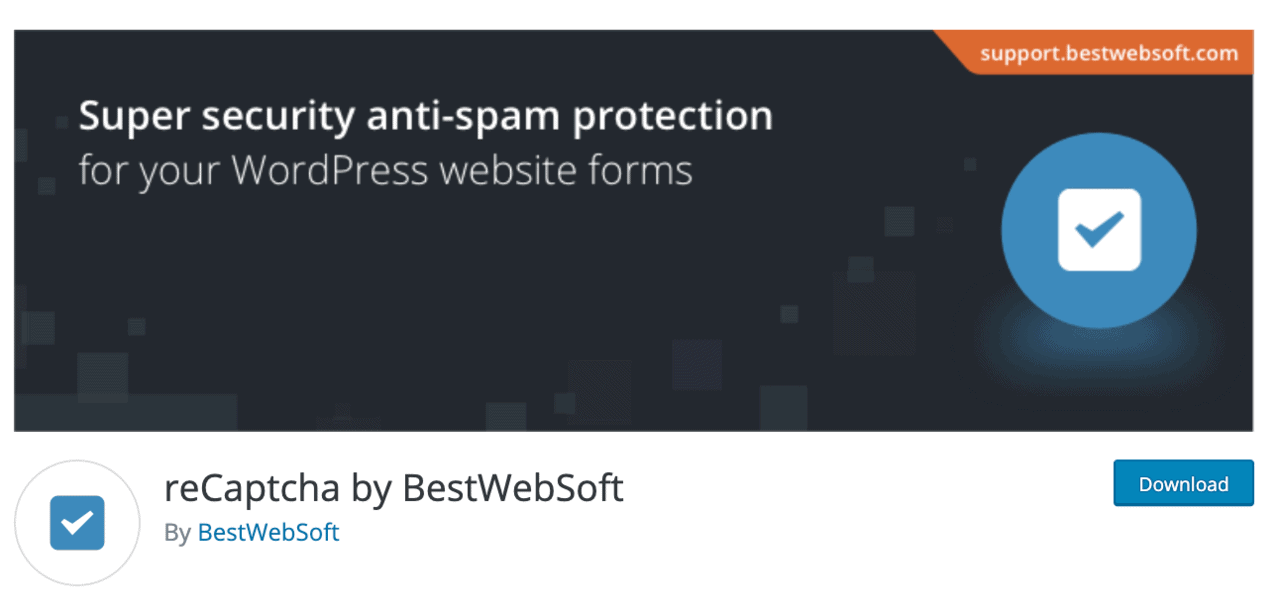 Plugin reCaptcha