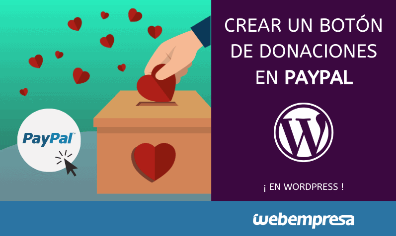 Crear un botón de donaciones de Paypal en WordPress