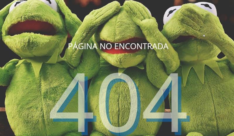 Ejemplo página 404