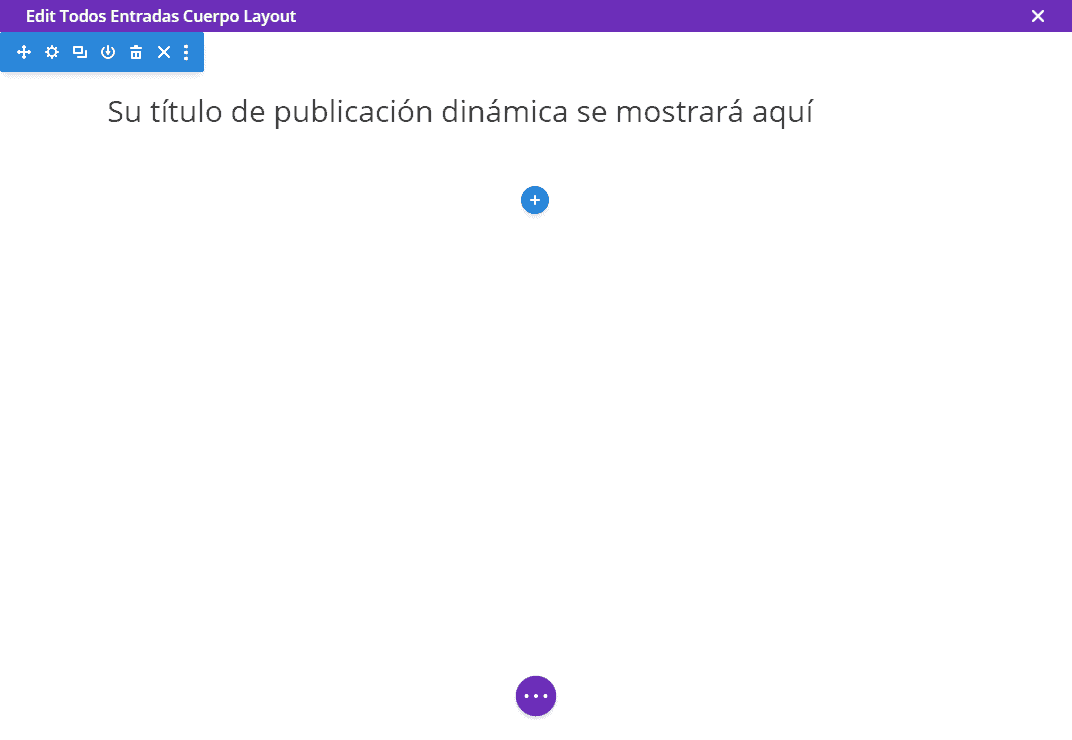 Crear plantilla para post en Divi personalizadas