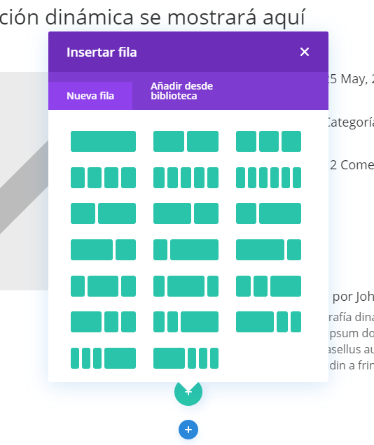 Crear plantilla para post en Divi personalizadas