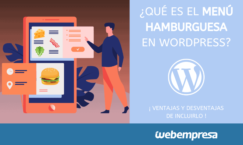 Menú hamburguesa en WordPress: ventajas y desventajas