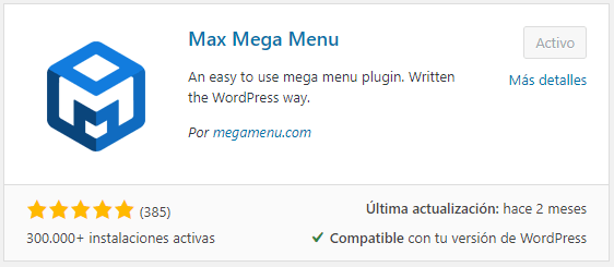 Crear un mega menú en Divi