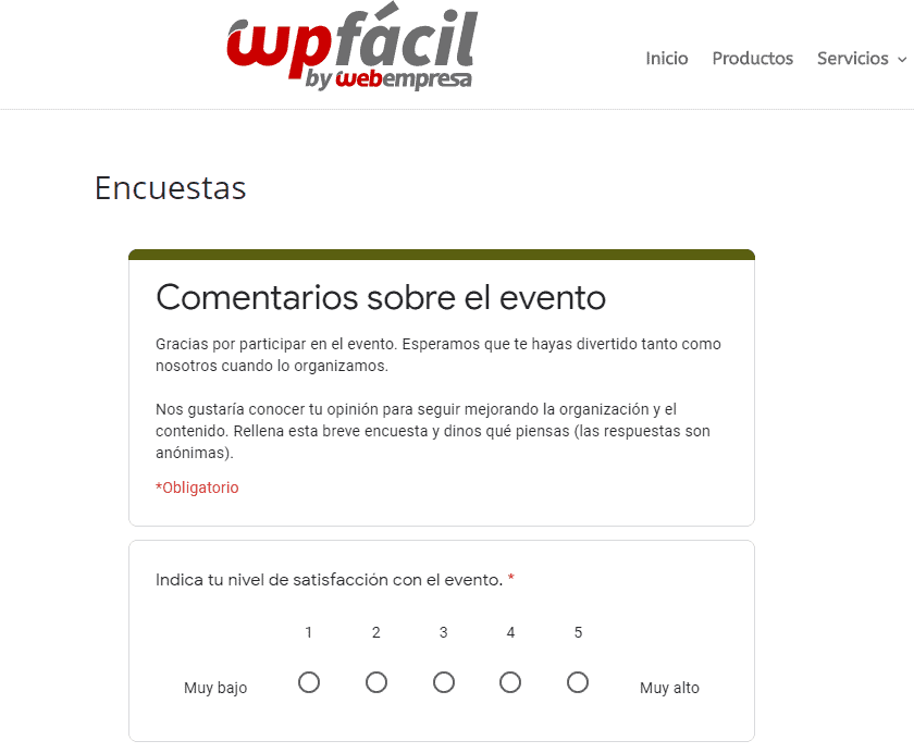 Cómo crear una encuesta en WordPress