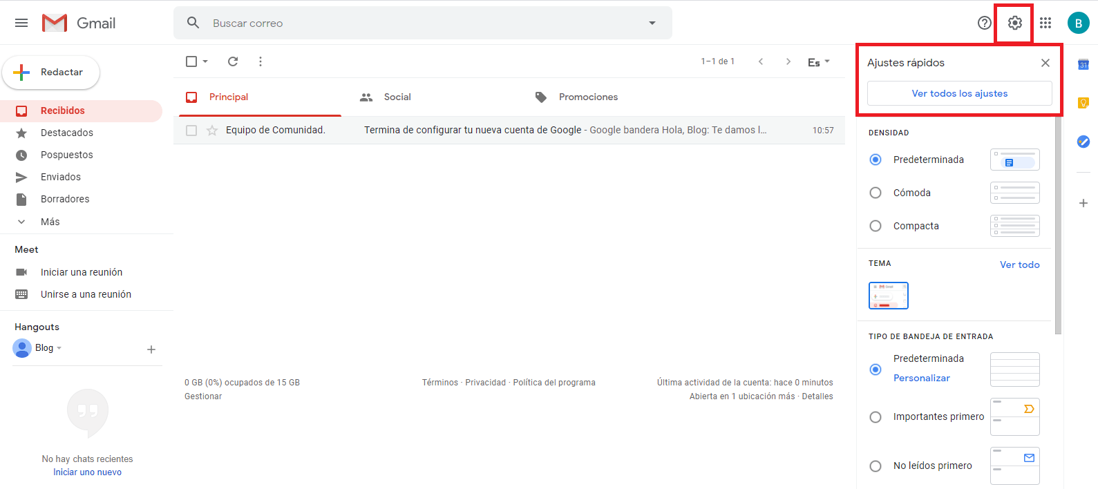 Cómo configurar un email corporativo en Gmail