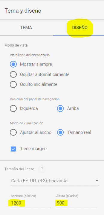 Dimensiones Informe Google Data Estudio