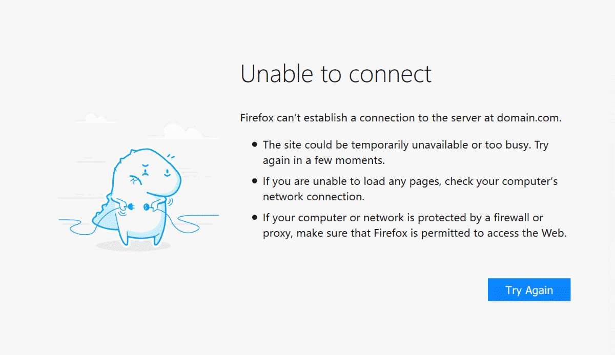 Error conexión Firefox