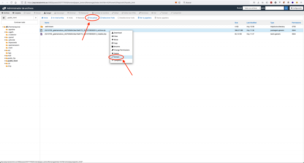 Subir WordPress con Duplicator
