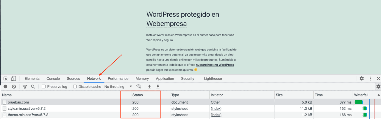 Herramienta error 200 google chrome