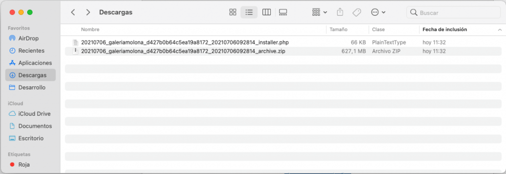 Subir WordPress con Duplicator