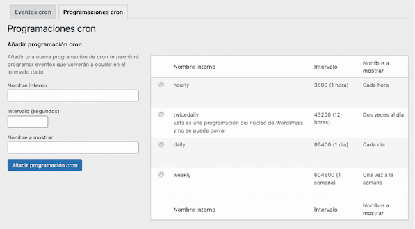 wp-control programaciones