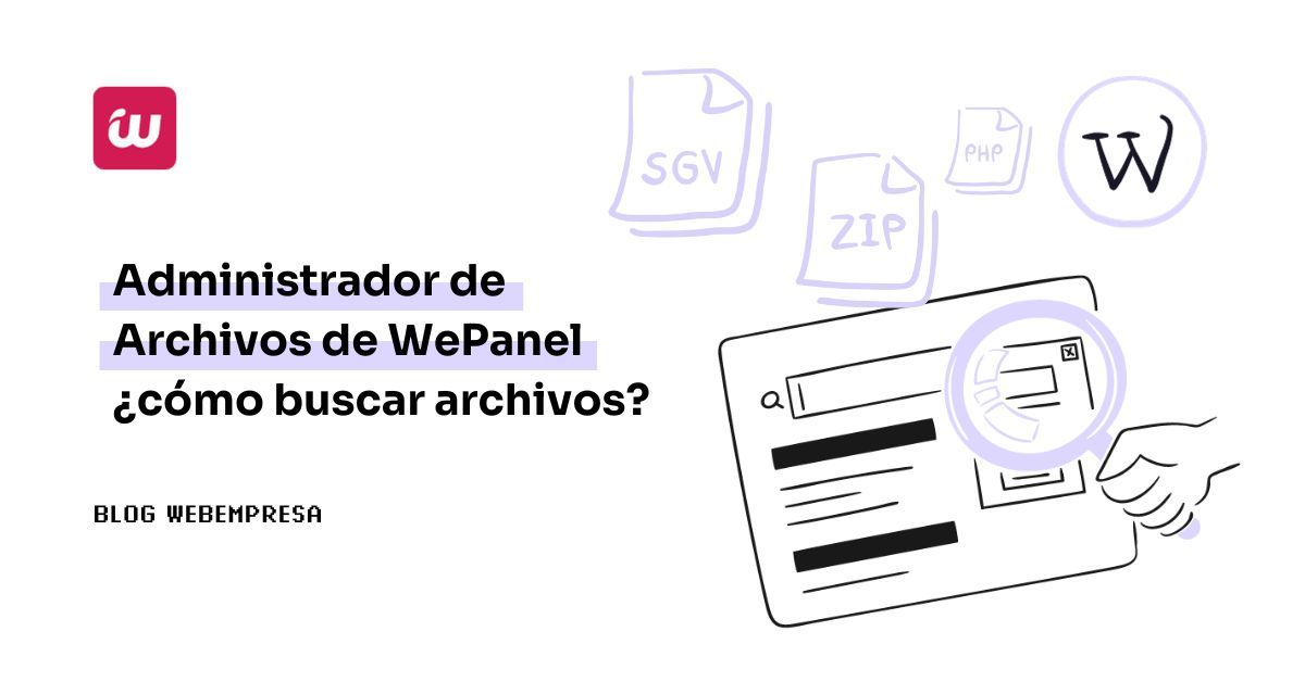 Administrador de Archivos de WePanel ¿cómo buscar archivos?