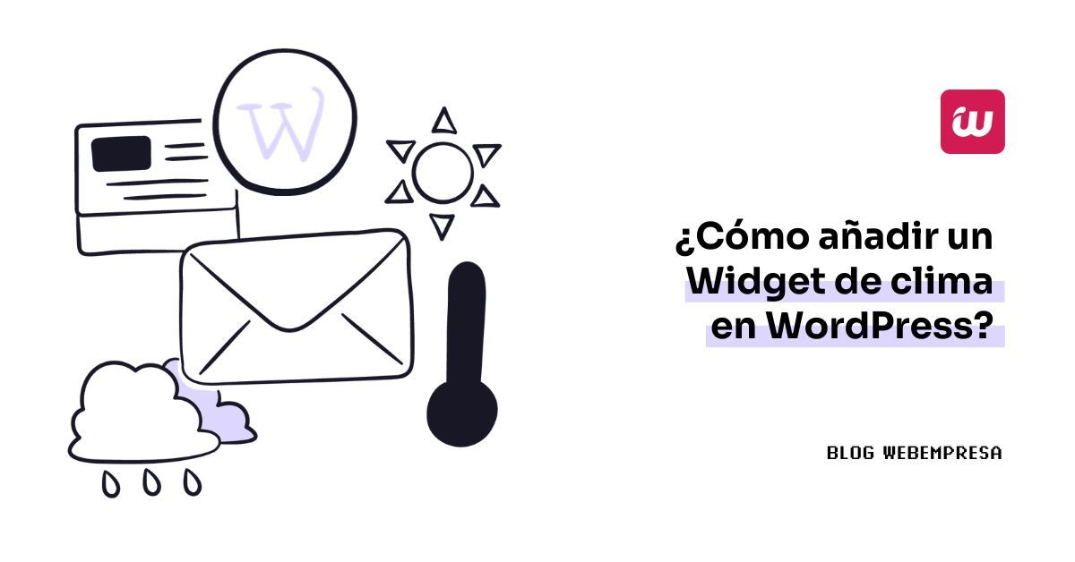 Imagen destacada - Cómo añadir un Widget de clima en WordPress