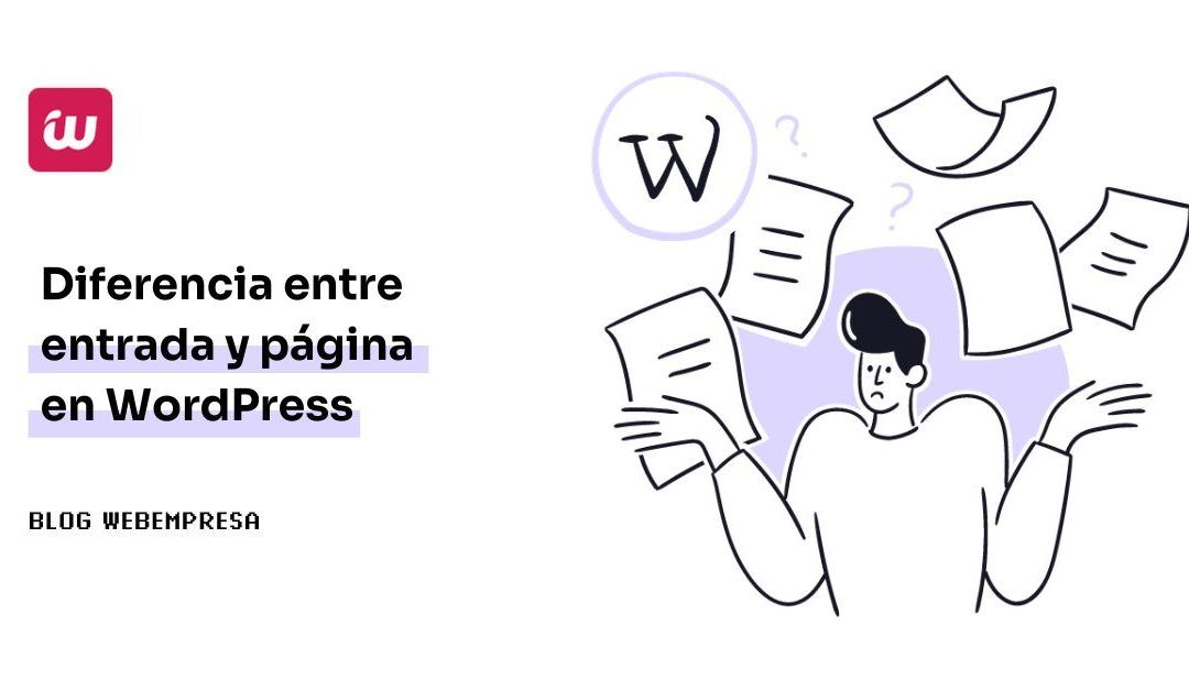 Diferencia entre entrada y página en WordPress