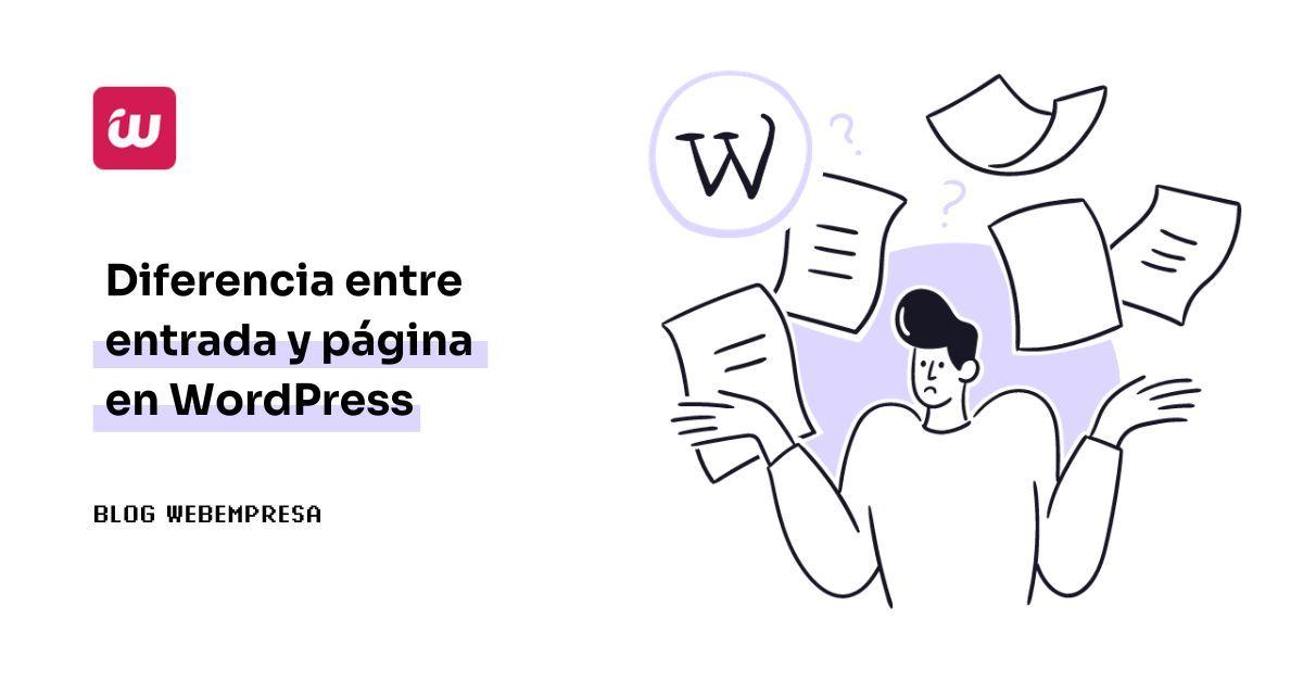 Diferencia entre entrada y página en WordPress