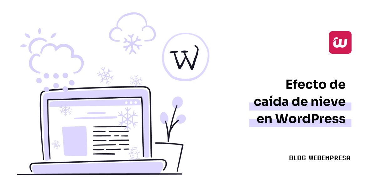 Imagen destacada - Efecto caída de nieve en WordPress