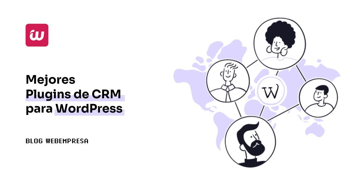 Imagen destacada - Mejores Plugins de CRM para WordPress