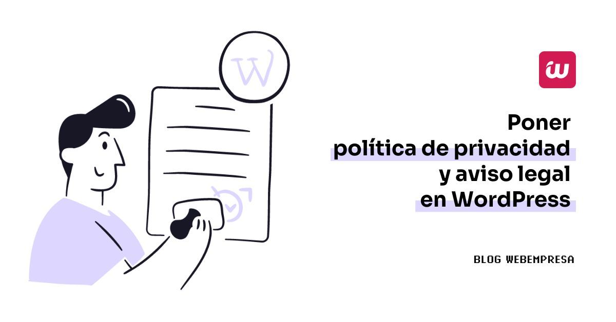 Poner política de privacidad y aviso legal en WordPress