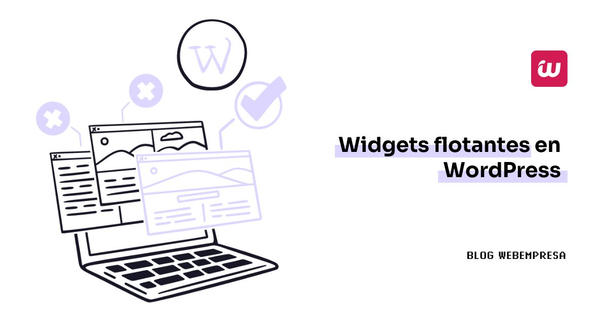 Imagen destacada - Widgets flotantes en WordPress